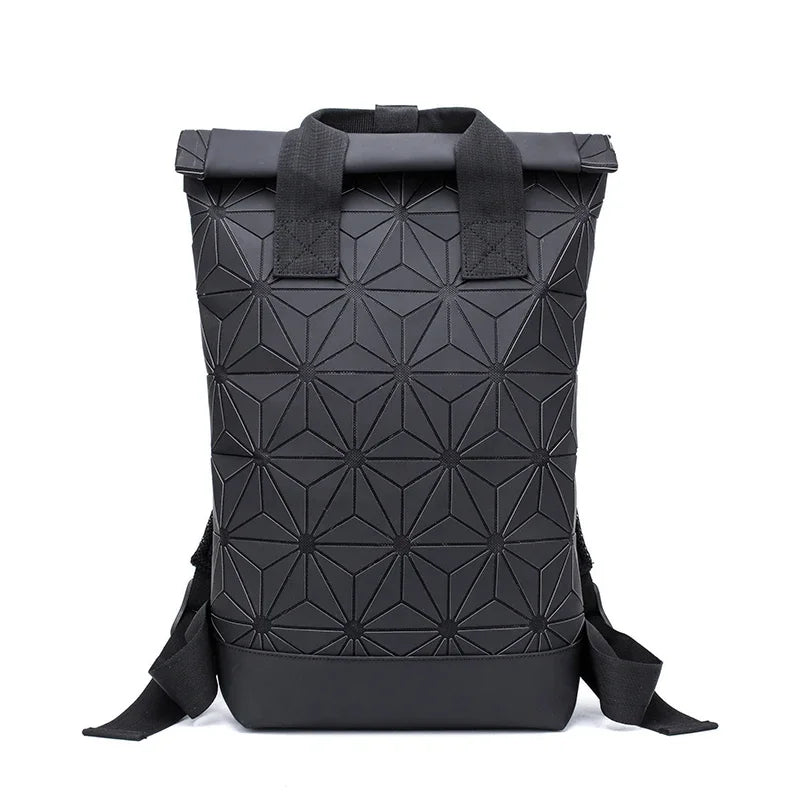 Sophie | Luminous Geometric Large Travel Hiking Laptop Backpack