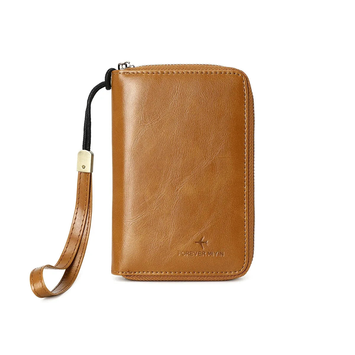 Lucas | RFID Blocking Passport Holder Travel Wallet with Wrist Strap