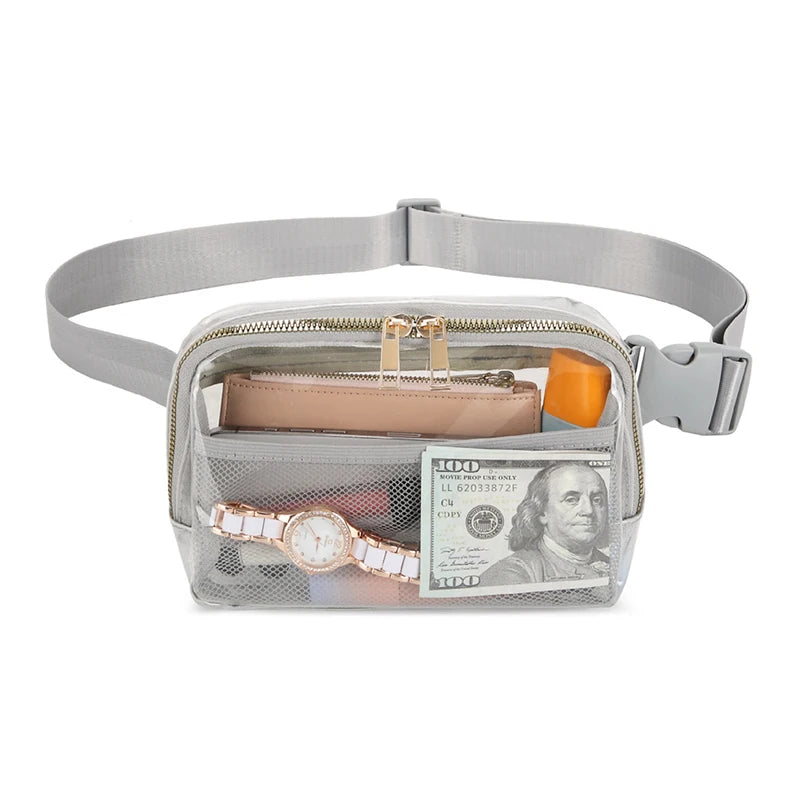 Melanie | Transparent Waterproof Crossbody Waist Bum Bag