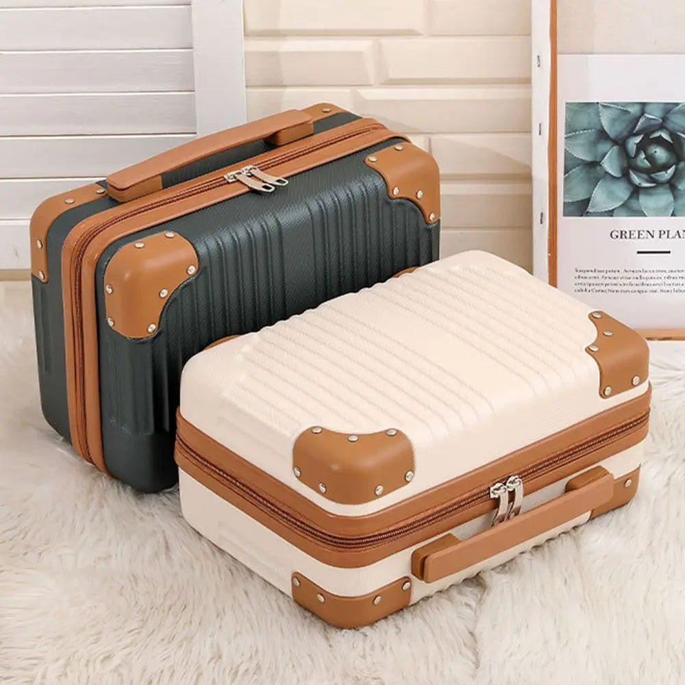 Clara | Chic Retro Travel Makeup Cosmetic Toiletry Bag Case