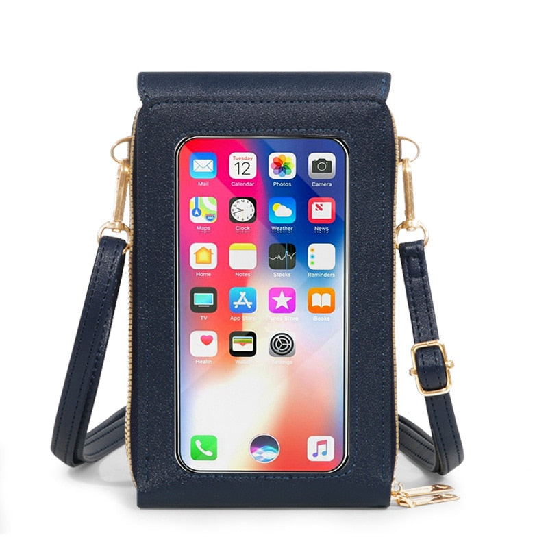 Sophia | Clear Touch Crossbody Phone Bag