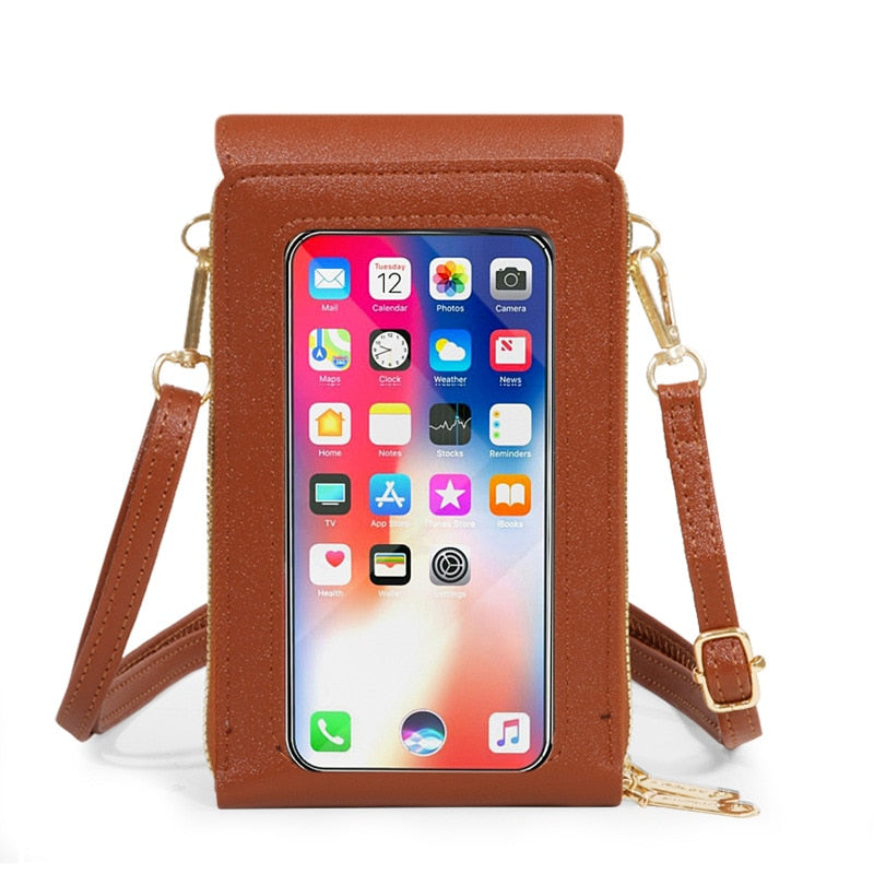 Sophia | Clear Touch Crossbody Phone Bag