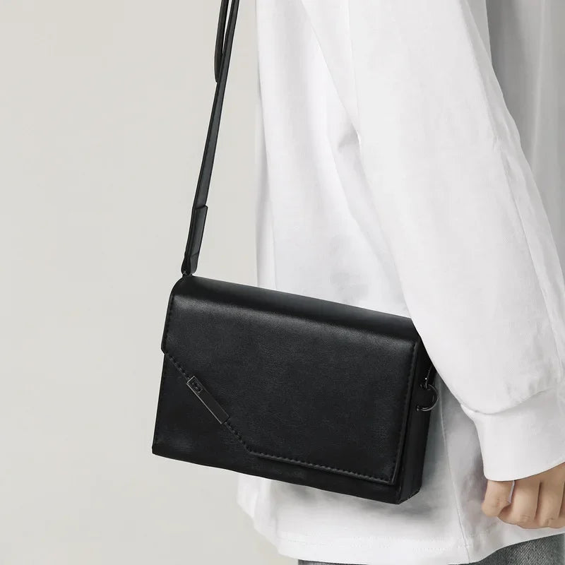 Ethan | Simple Leather Small Crossbody Sling Bag