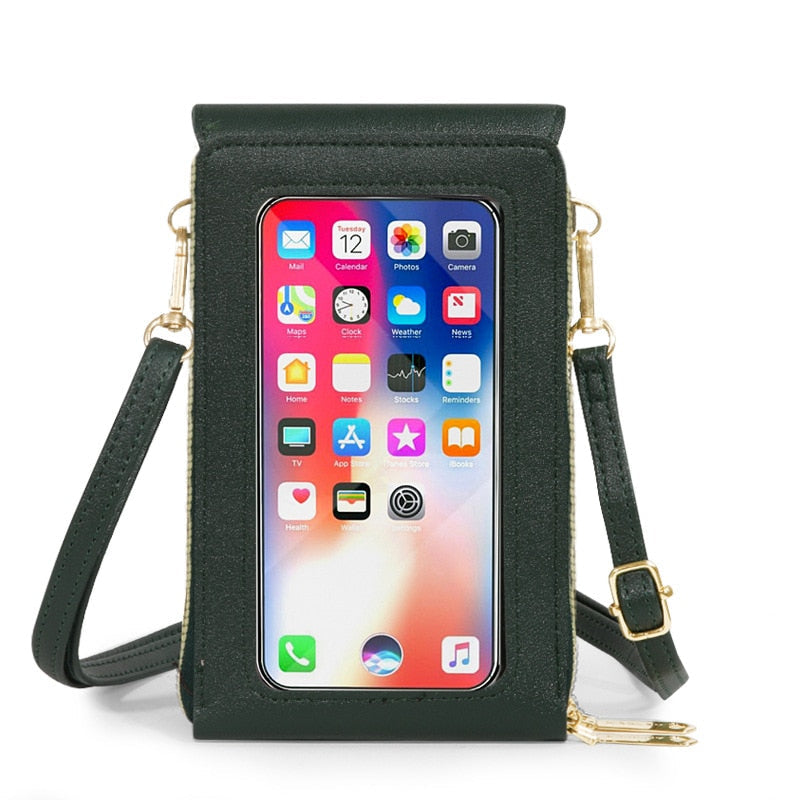 Sophia | Clear Touch Crossbody Phone Bag