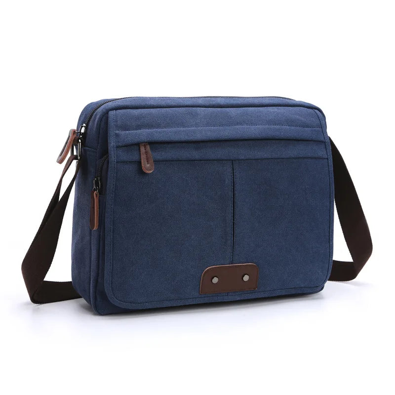 Samuel | Vintage Canvas Men's Crossbody Messenger Bag