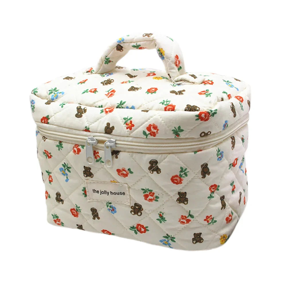 Bella | Kawaii Floral Cosmetic Travel Bag