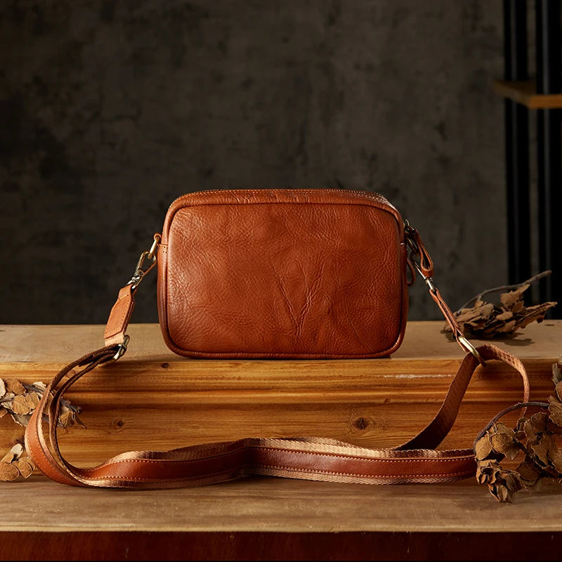 Noah | Retro Genuine Leather Crossbody Sling Bag