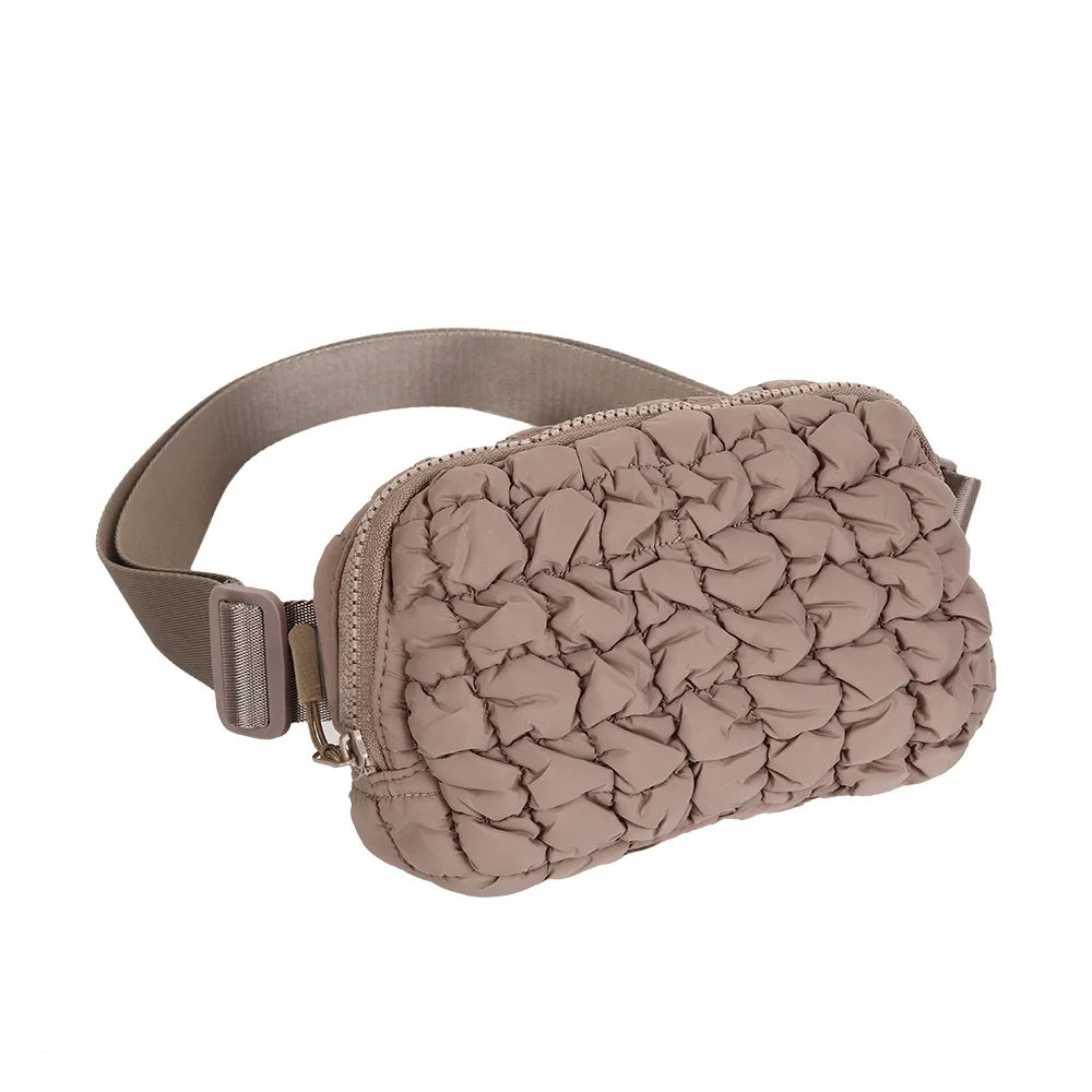 Mila | Quilted Puffer Crossbody Fanny Pack Bum Bag