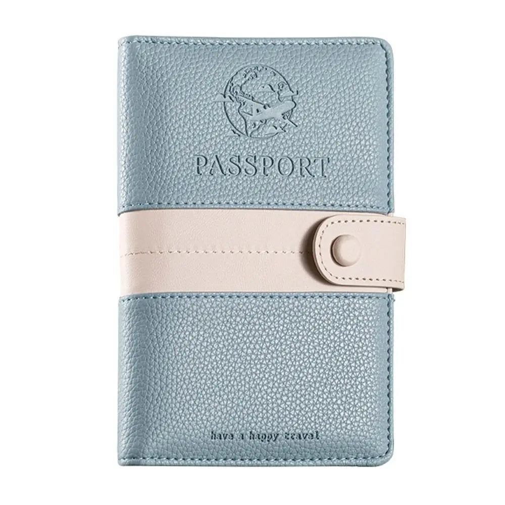 Zara | Lightweight Faux Leather Passport Holder Travel Wallet