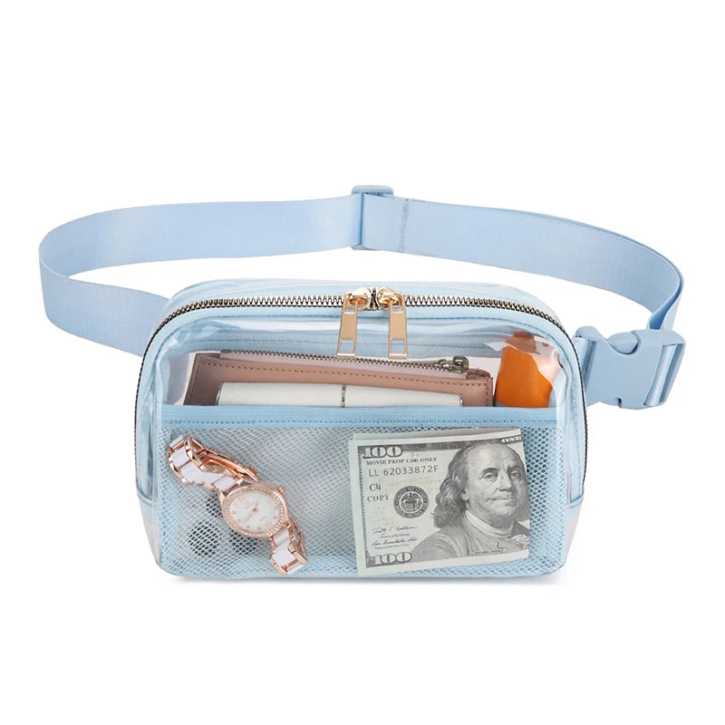 Melanie | Transparent Waterproof Crossbody Waist Bum Bag