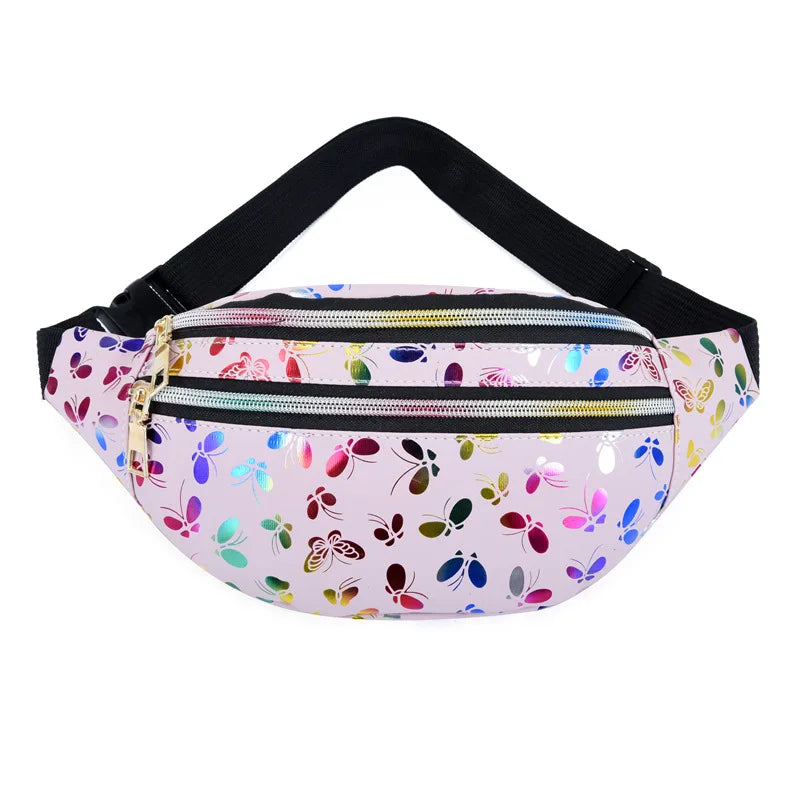 Alina | Women's Butterfly Printed Crossbody Fanny Pack Bum Bag