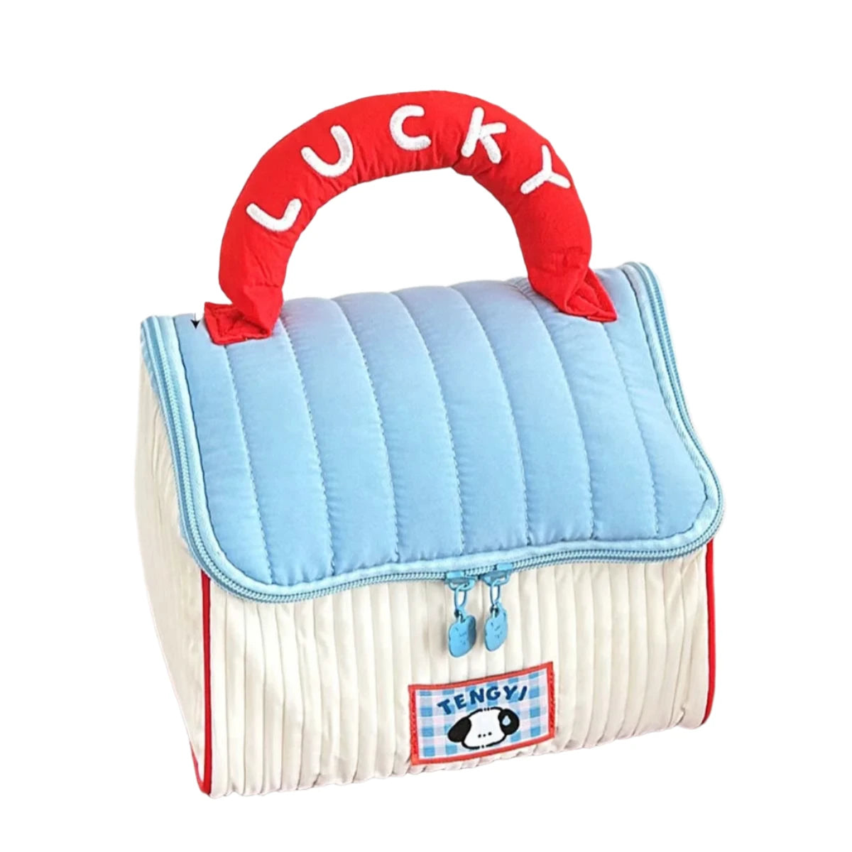 Diane | Lucky Charm Quilted Cosmetic Makeup Bag