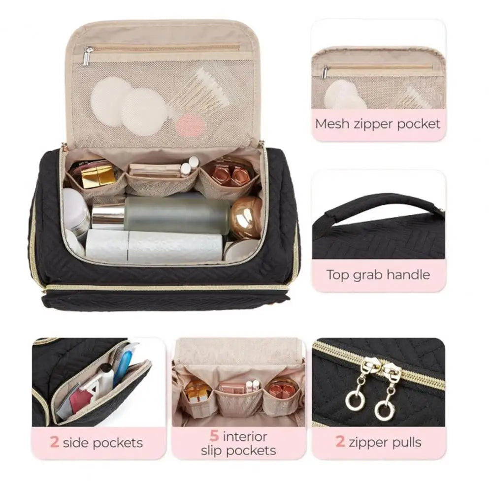 Emily | Versatile Travel Cosmetic Makeup Toiletry Bag