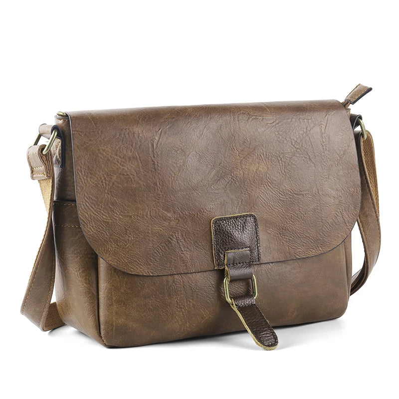 Liam | PU Leather Crossbody Messenger Bag