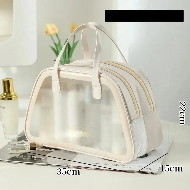 Avery | Large Capacity Waterproof Travel Cosmetic Makeup Toiletry Bag Organizer