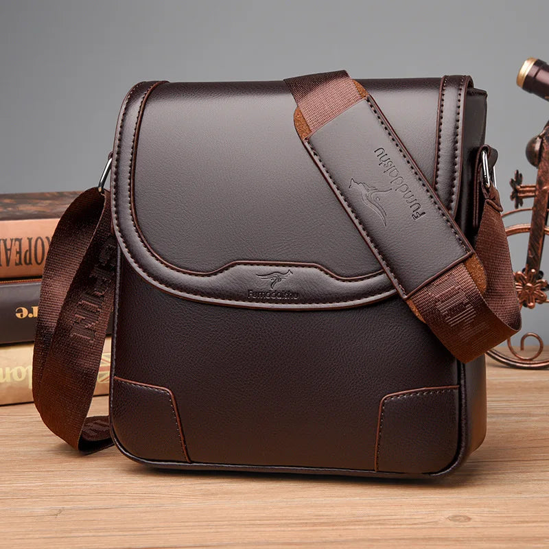 Jack | Men's Fashion PU Leather Crossbody Messenger Bag