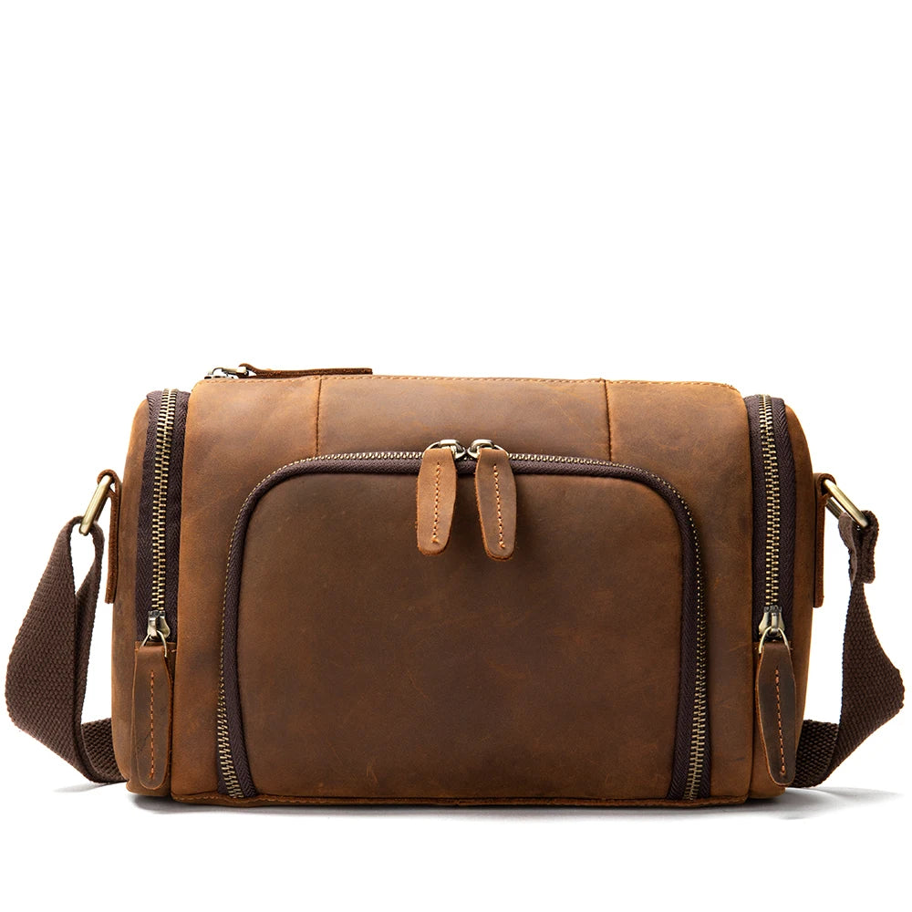 Ethan | Men's Vintage Leather Crossbody Sling Travel Bag