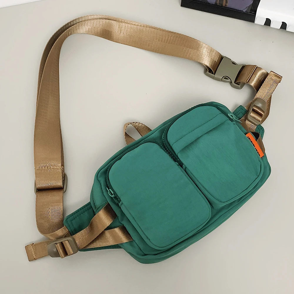 Esther | Casual Water-Resistant Nylon Waist Pack Crossbody Bum Bag