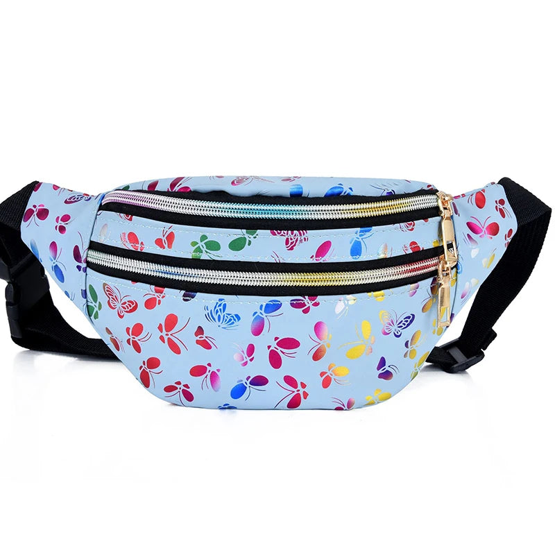 Alina | Women's Butterfly Printed Crossbody Fanny Pack Bum Bag