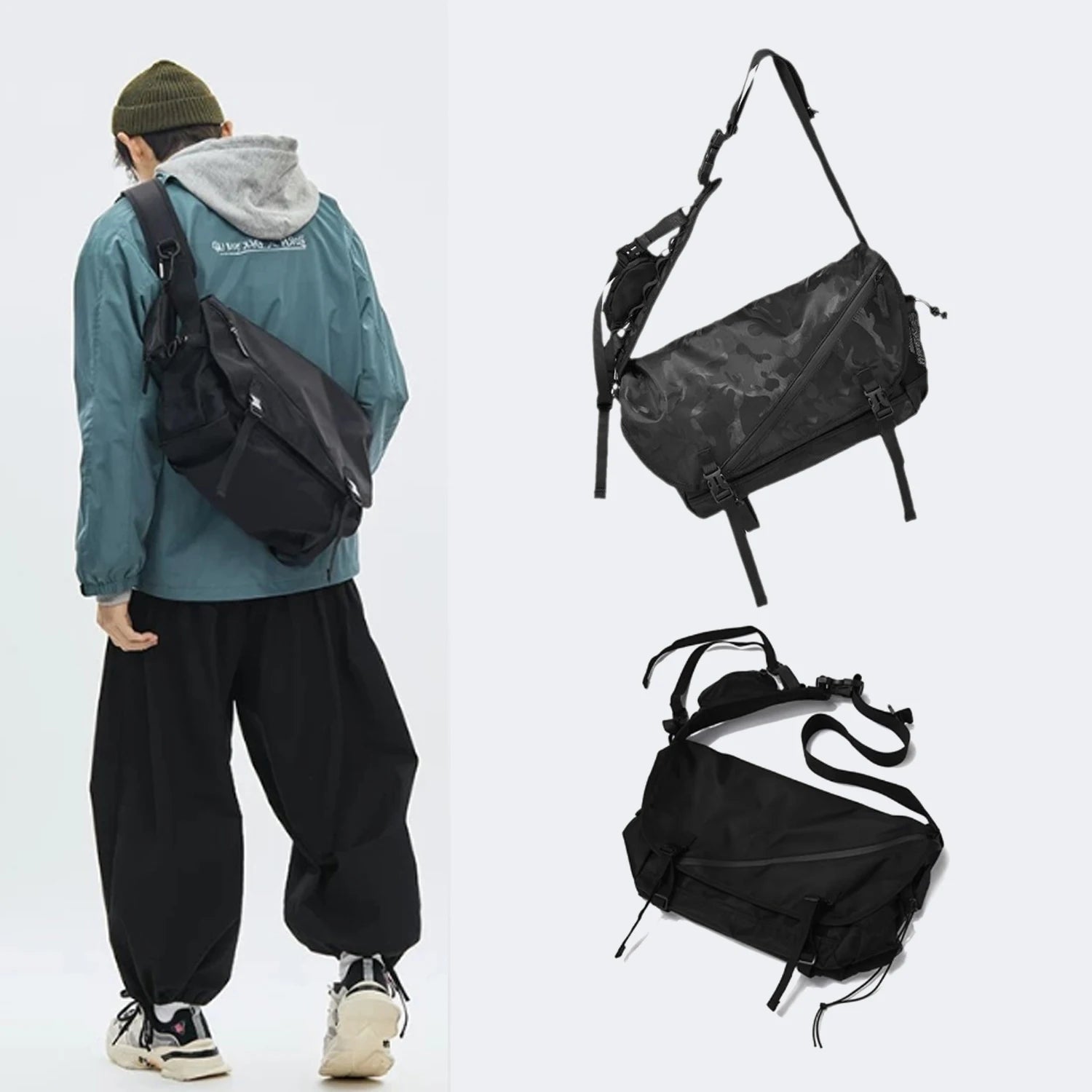 Liam | Waterproof Crossbody Messenger Travel Bag