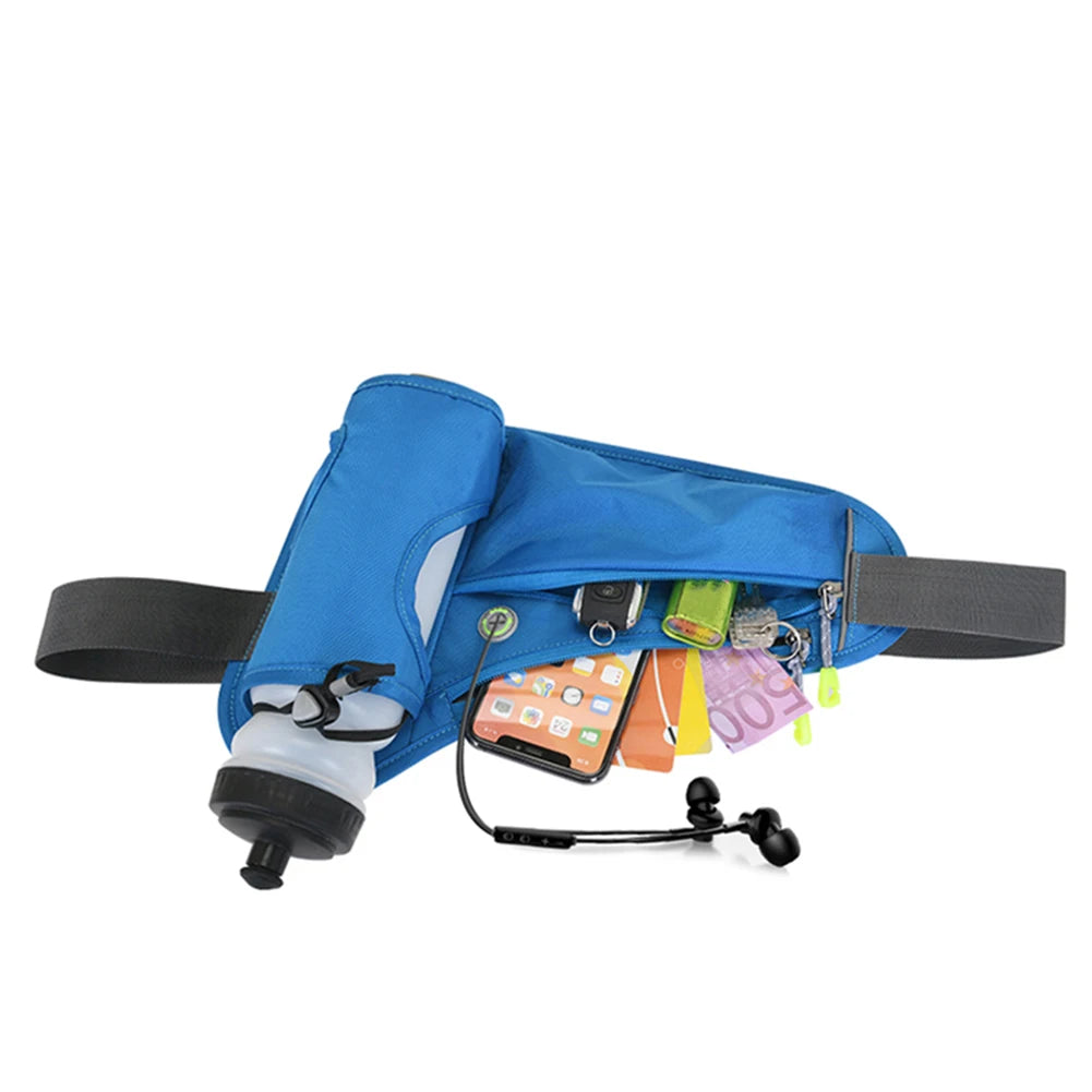 Amelia | Sports Hydration Crossbody Bum Bag with Water Bottle Holder