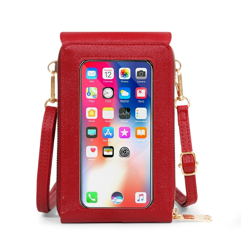 Sophia | Clear Touch Crossbody Phone Bag