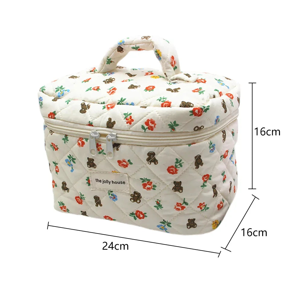 Bella | Kawaii Floral Cosmetic Travel Bag