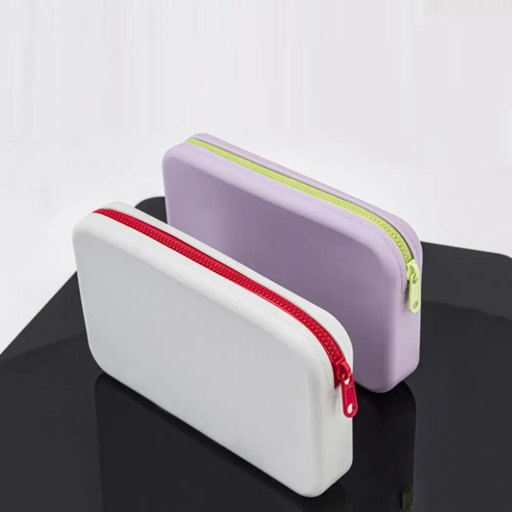 Alice | Large Waterproof Silicone Toiletry Cosmetic Makeup Bag