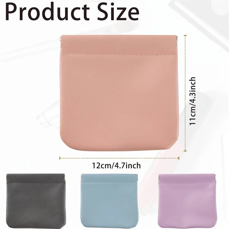 Sage | Waterproof Lambskin Pocket Makeup Cosmetic Bag