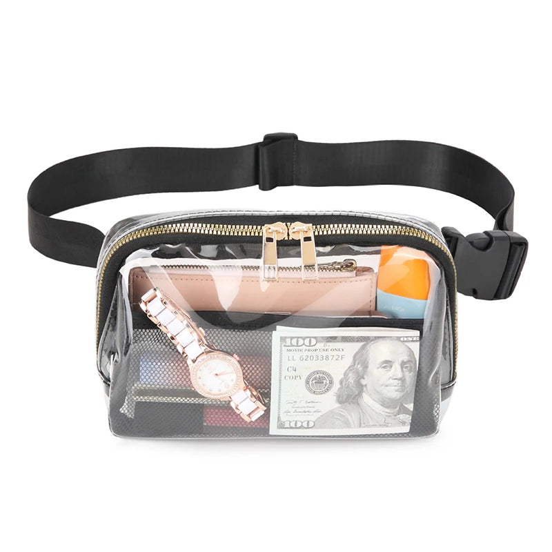 Melanie | Transparent Waterproof Crossbody Waist Bum Bag