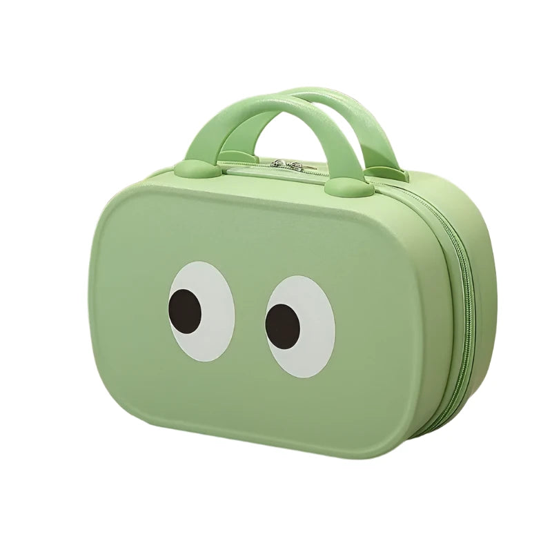 Adeline | Cartoon Eyes Vintage Cosmetic Makeup Toiletry Bag Organiser