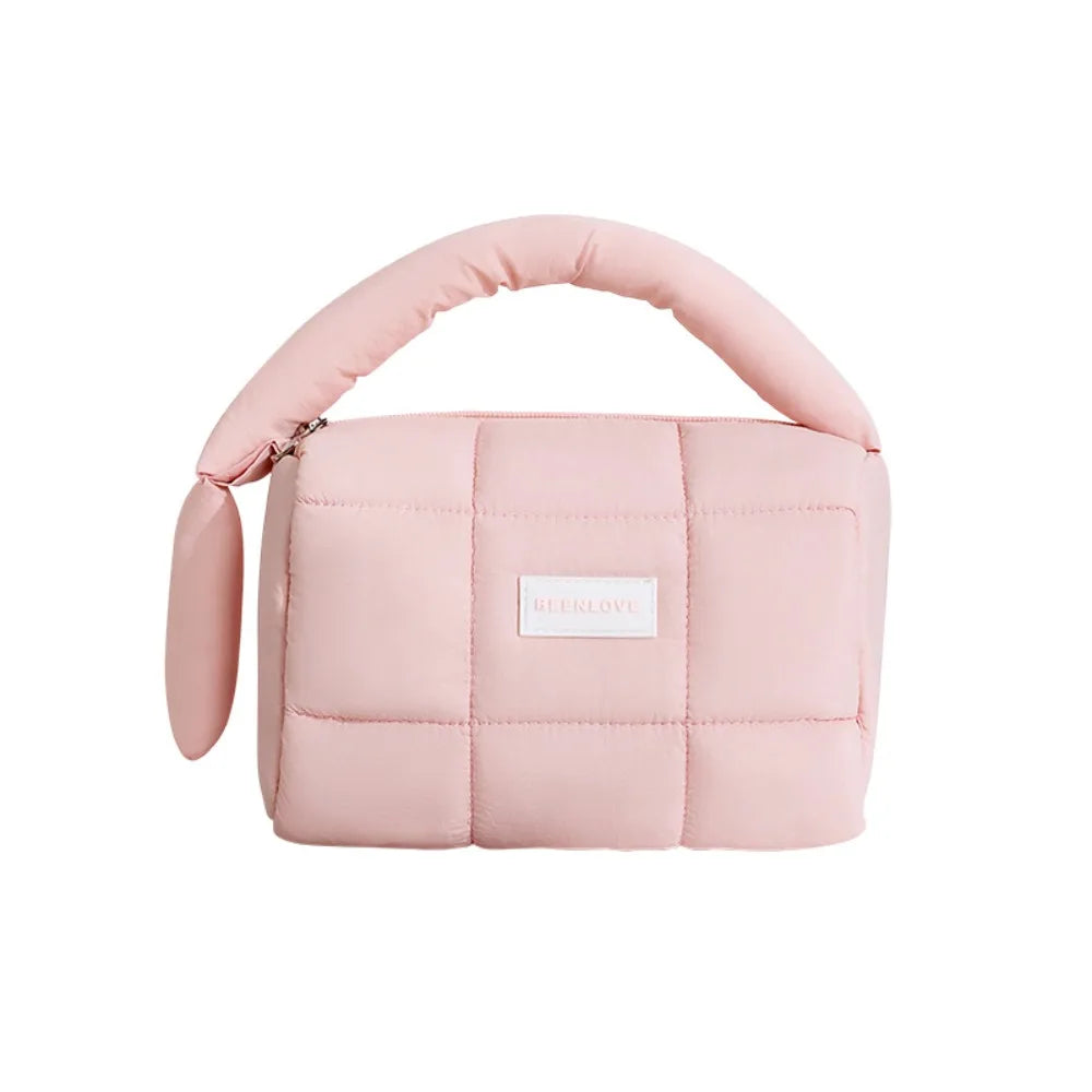 Hailey | Soft Padded Puffy Cosmetic Makeup Travel Bag