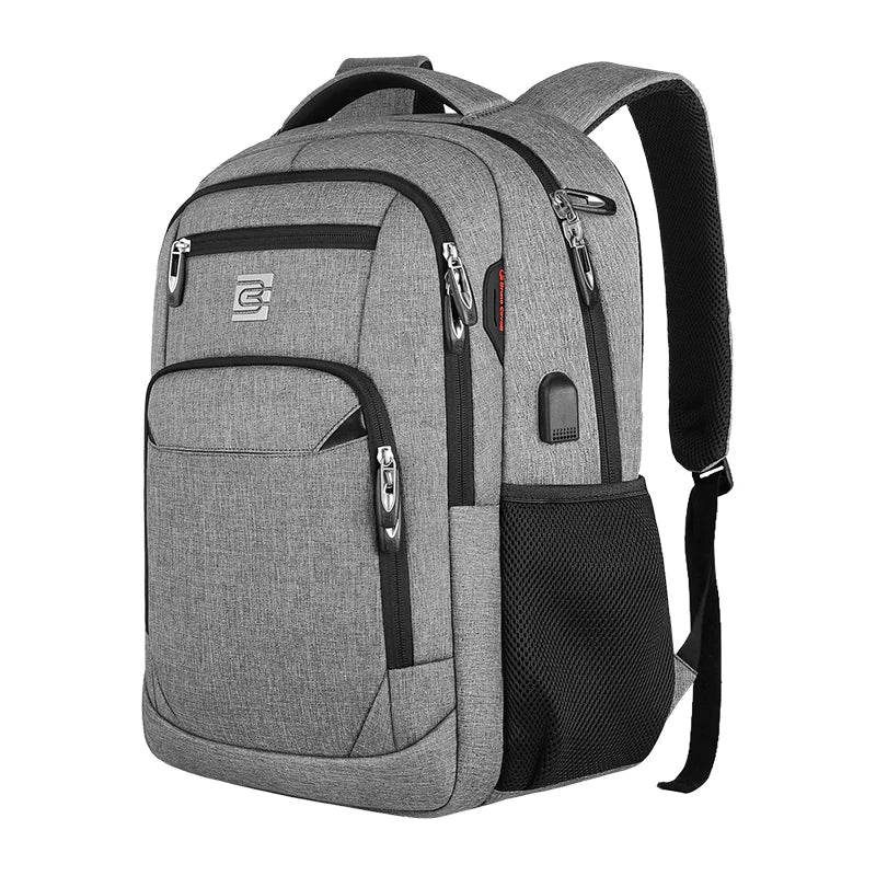 Alex | Slim Business Laptop Travel Hiking Backpack with USB Port