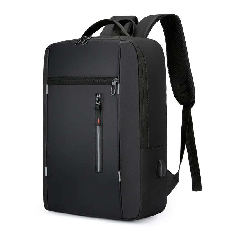 Parker | Lightweight Nylon Large Travel Rucksack Laptop Backpack with USB Charging Port