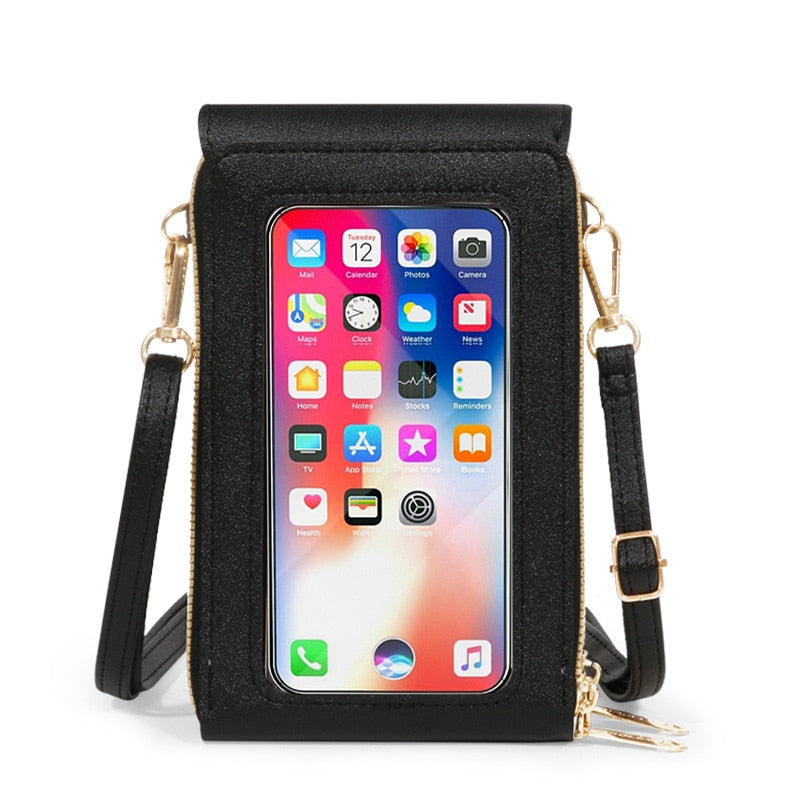 Sophia | Clear Touch Crossbody Phone Bag