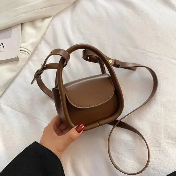 Emma | Mini Vintage Crossbody Sling Saddle Bag