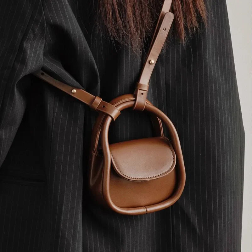 Emma | Mini Vintage Crossbody Sling Saddle Bag