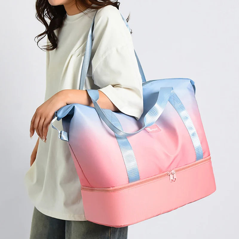 Zara | Ombre Travel Garment Weekender Duffle Bag