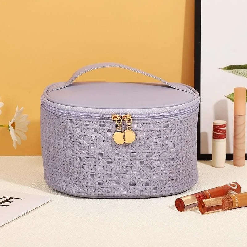 Ximena | Large Capacity PU Leather Travel Cosmetic Makeup Bag