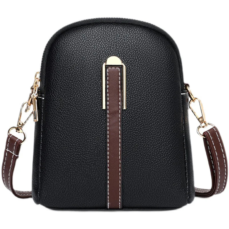 Ally | Retro Mini Leather Crossbody Sling Bag