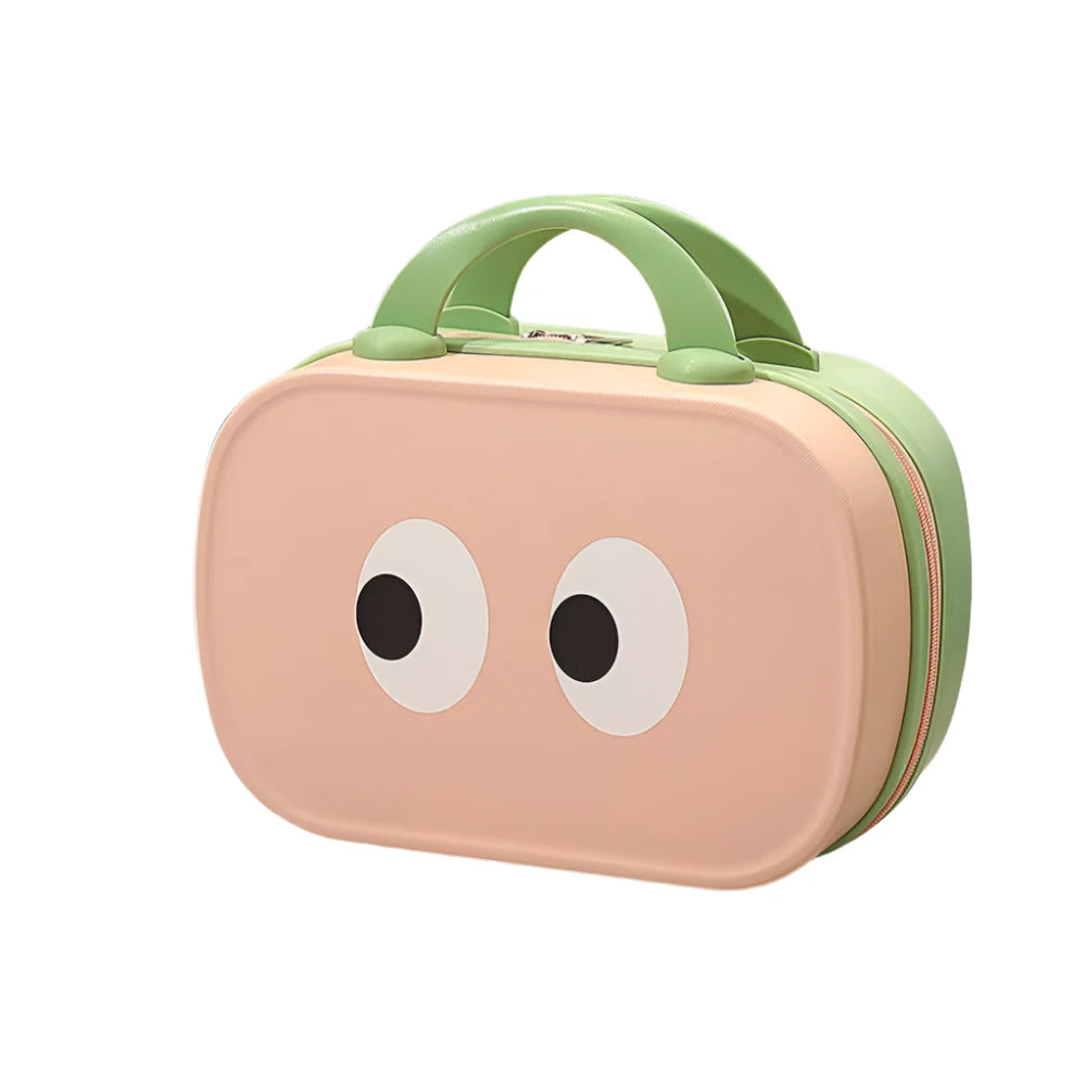 Adeline | Cartoon Eyes Vintage Cosmetic Makeup Toiletry Bag Organiser