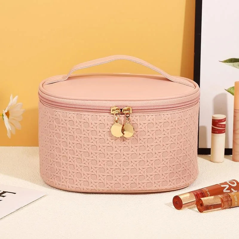 Ximena | Large Capacity PU Leather Travel Cosmetic Makeup Bag