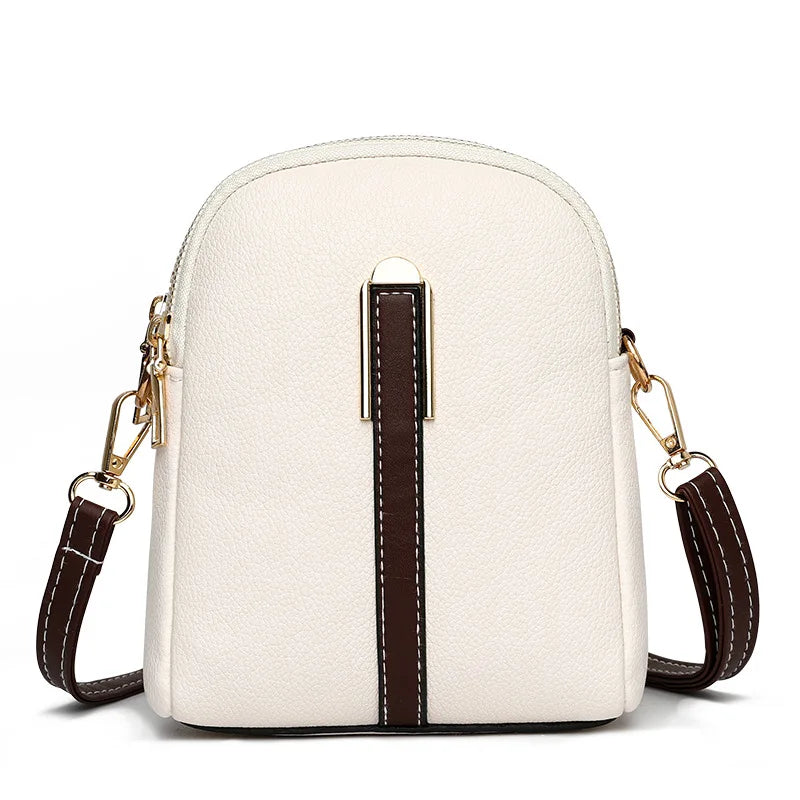 Ally | Retro Mini Leather Crossbody Sling Bag