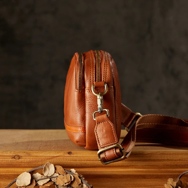 Noah | Retro Genuine Leather Crossbody Sling Bag