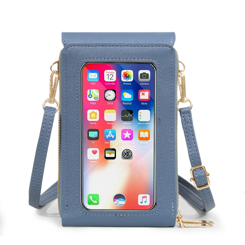 Sophia | Clear Touch Crossbody Phone Bag