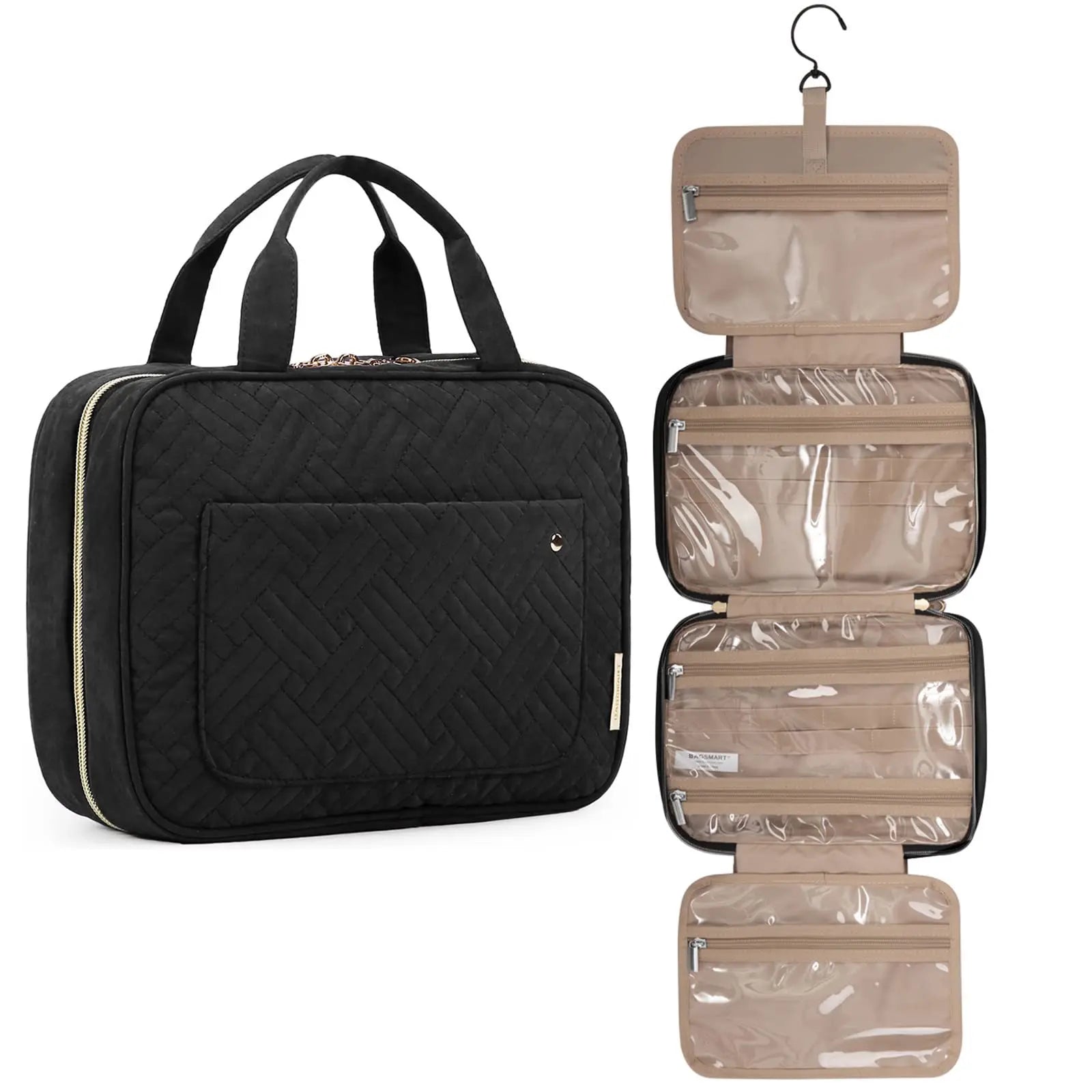 Ella | Water-Resistant Hanging Travel Cosmetic Toiletry Bag