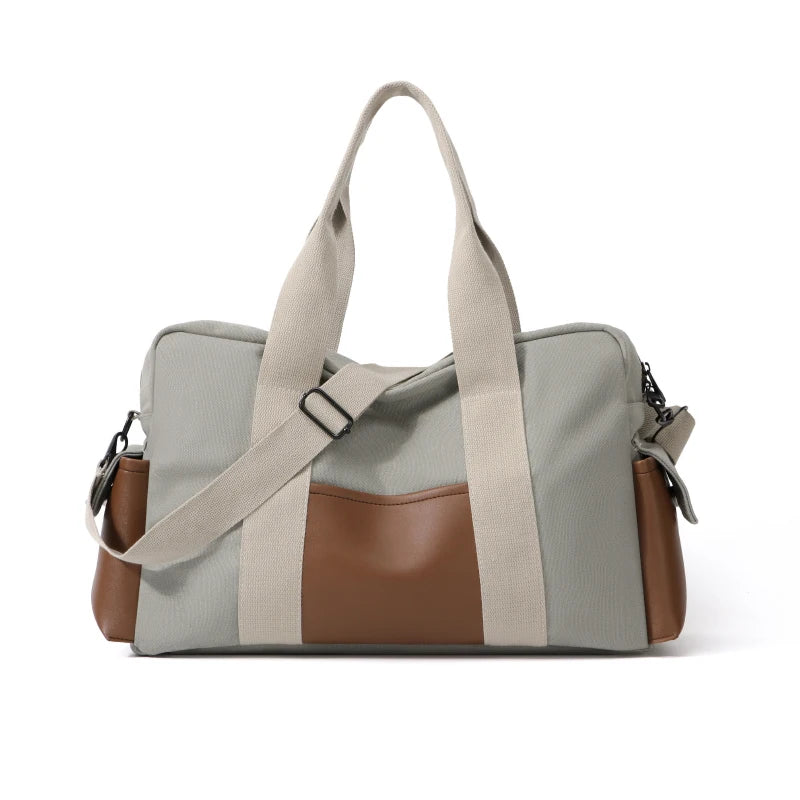 Noah | Vintage Canvas Large Travel Crossbody Messenger Tote Bag