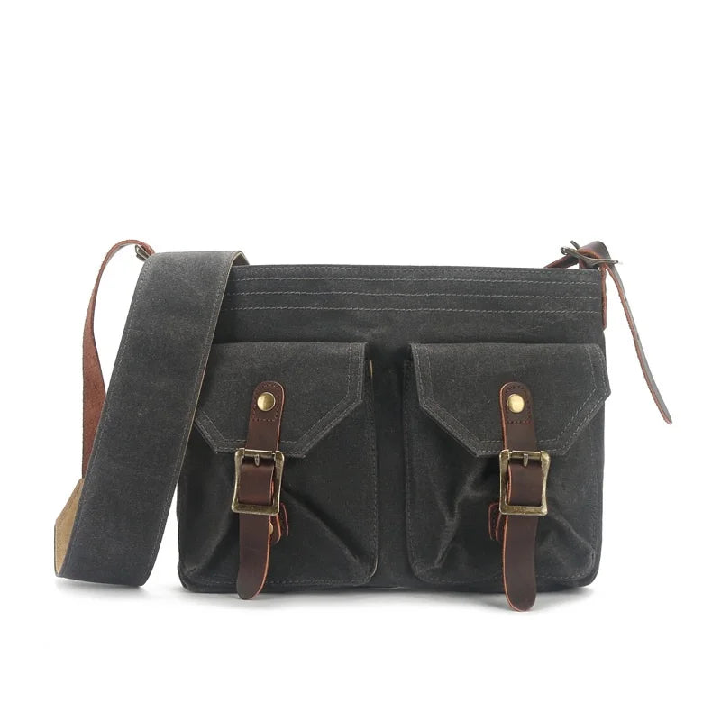 Oliver | Vintage Canvas Crossbody Messenger Bag