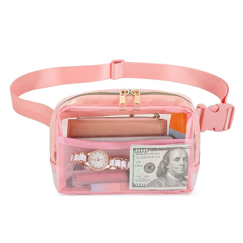 Melanie | Transparent Waterproof Crossbody Waist Bum Bag