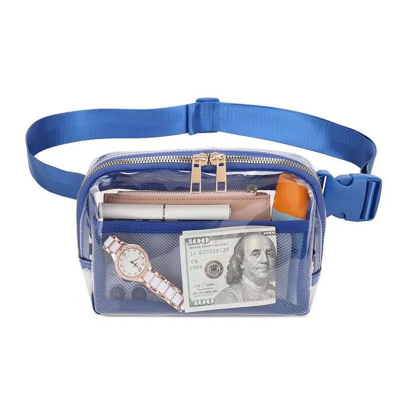 Melanie | Transparent Waterproof Crossbody Waist Bum Bag